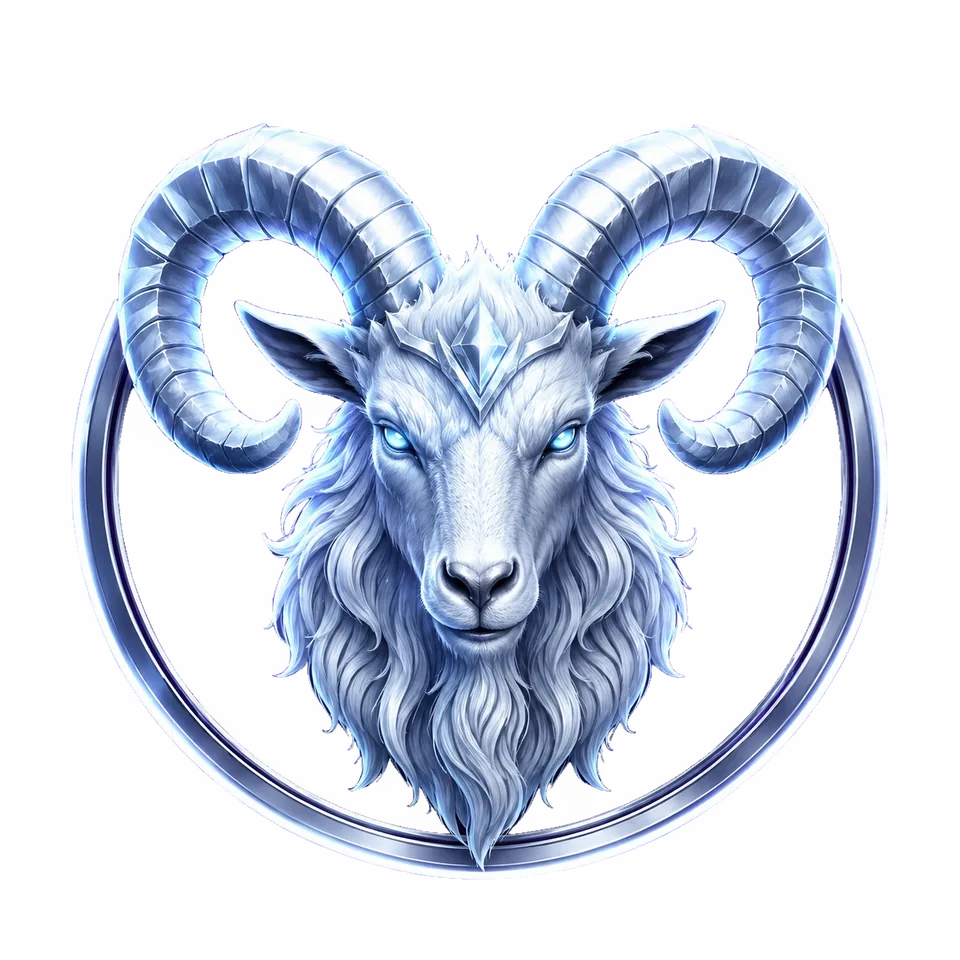 Silver Horn mid VIP tier goat mascot badge at Goat Spins